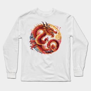 Chinese Lunar New Year Dragon Long Sleeve T-Shirt